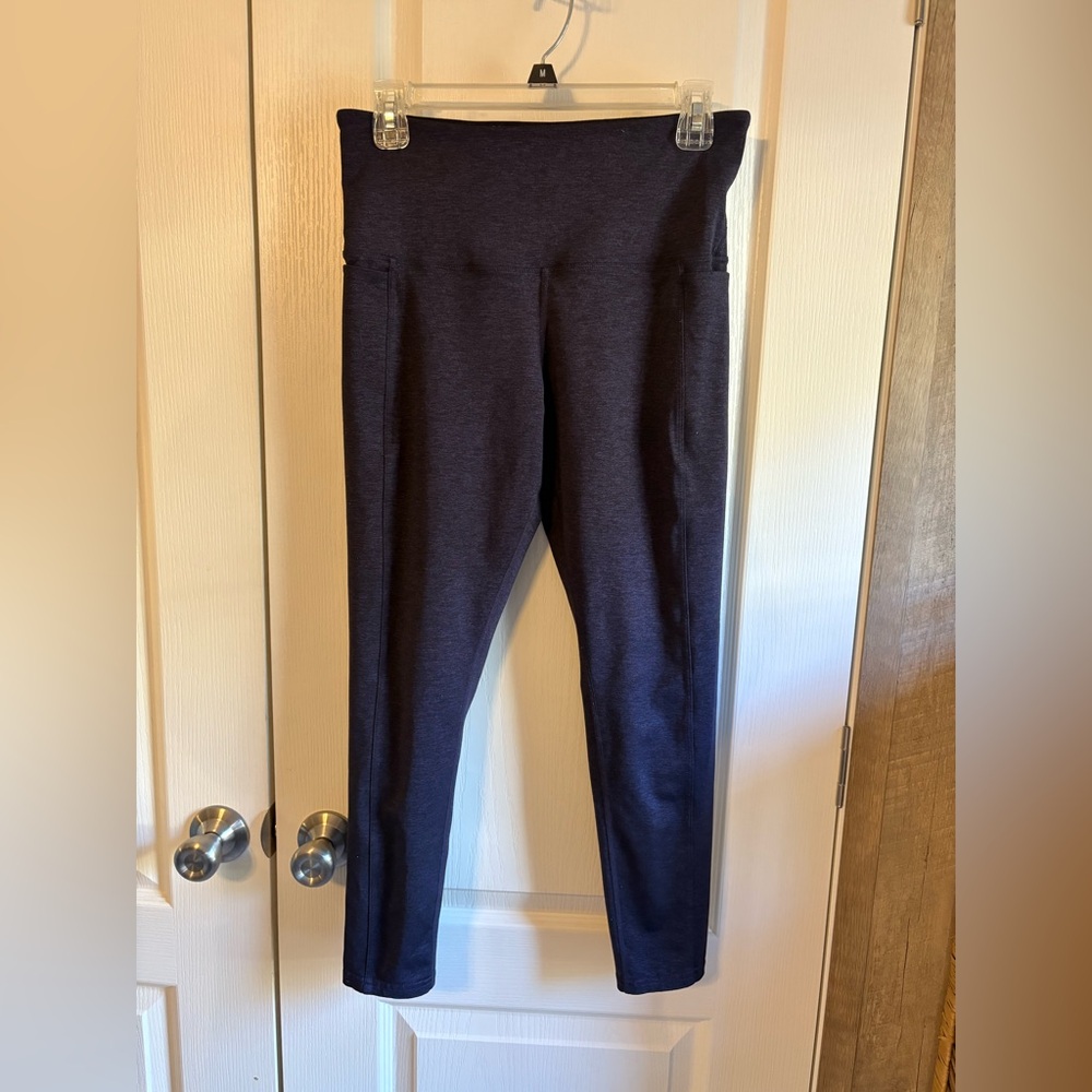 Tuff Athletics Dark Purple Leggings 7/8 length